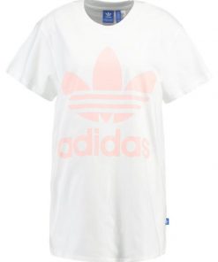 adidas Originals BIG TREFOIL Camiseta print white/ice pink