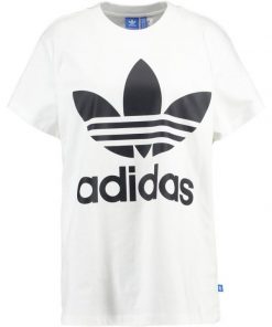 adidas Originals BIG TREFOIL Camiseta print white/black