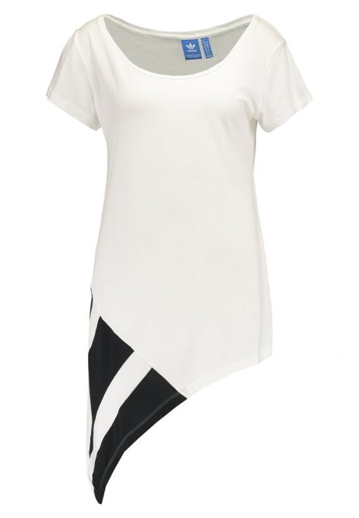 adidas Originals EQT BLOCK  Camiseta print white/black