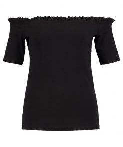 Dorothy Perkins RUFFLE EDGE Camiseta print black