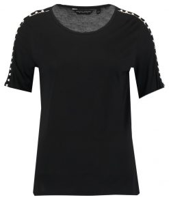 Dorothy Perkins PEARL TRIM Camiseta print black