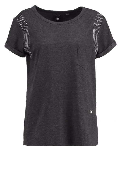 GStar MAIXZA STRAIGHT R T S/S Camiseta print dark black