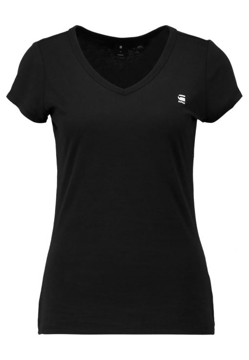 GStar EYBEN SLIM V T S/S Camiseta básica black