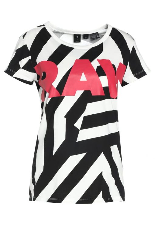 GStar X25 DAZZLE CAMO PRINT Camiseta print milk/black ao
