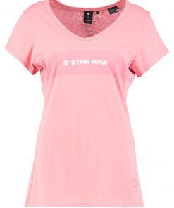 GStar LAJLA SLIM V T S/S Camiseta print cactus pink