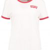 Levi's® PERFECT RINGER Camiseta print white/red
