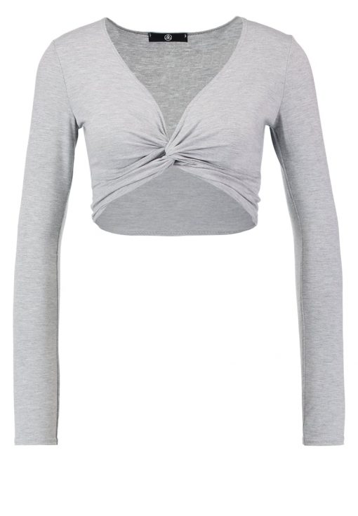 Missguided Camiseta manga larga grey