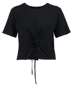 Missguided CORSET DETAIL  Camiseta print black