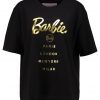 Missguided BARBIE LOGO Camiseta print black