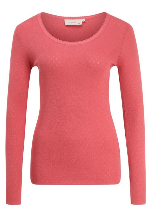 Noa Noa BASIC NEW Camiseta manga larga garnet rose