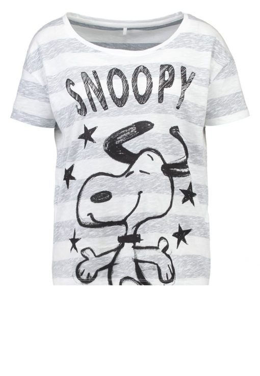 ONLY ONLSNOOPY Camiseta print cloud dancer