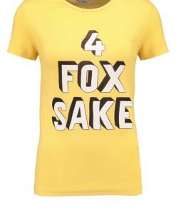 ONLY ONLIDA HEARTS FOX Camiseta print yolk yellow