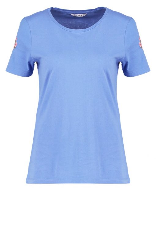 ONLY ONLFLOWER Camiseta print blue yonder