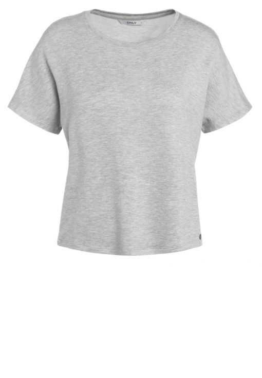 ONLY ONLMIA Camiseta básica light grey melange