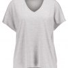 ONLY ONLKIRA Camiseta print light grey melange