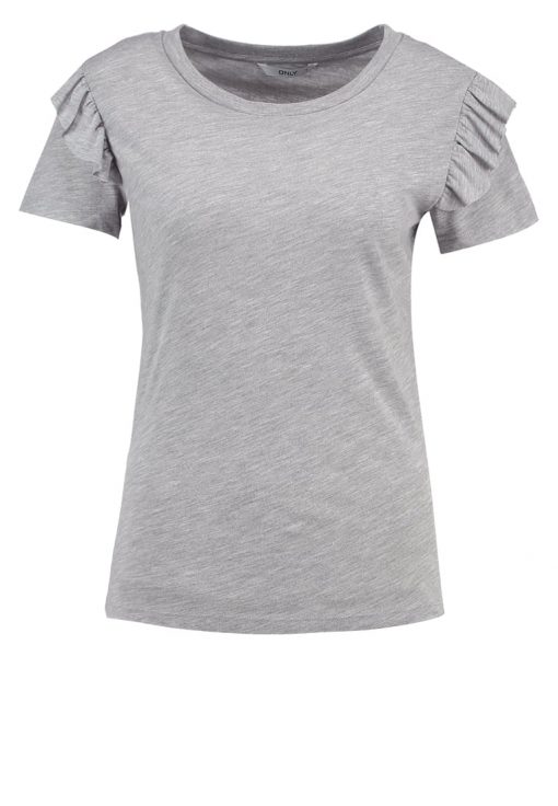 ONLY ONLBIBBI Camiseta print light grey melange