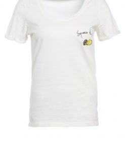 ONLY ONLTES Camiseta print cloud dancer/lemon