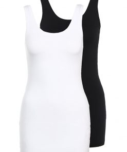 ONLY ONLLIVE LOVE NEW 2PACK Top black/white