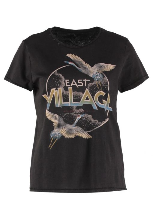 ONLY ONLNEW MADDIE DAZE CRANE Camiseta print black