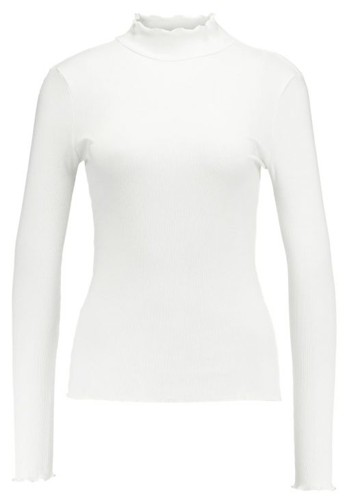 ONLY ONLELLA HIGHNECK Camiseta manga larga off white