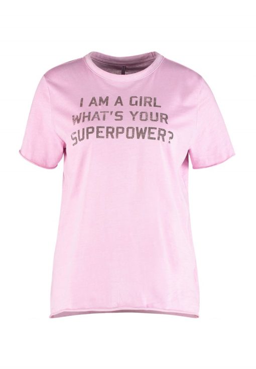 ONLY ONLQUIN PRINT  Camiseta print prism pink