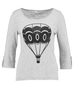 ONLY ONLJESS AIRBALLON Camiseta manga larga light grey melange/black airballon