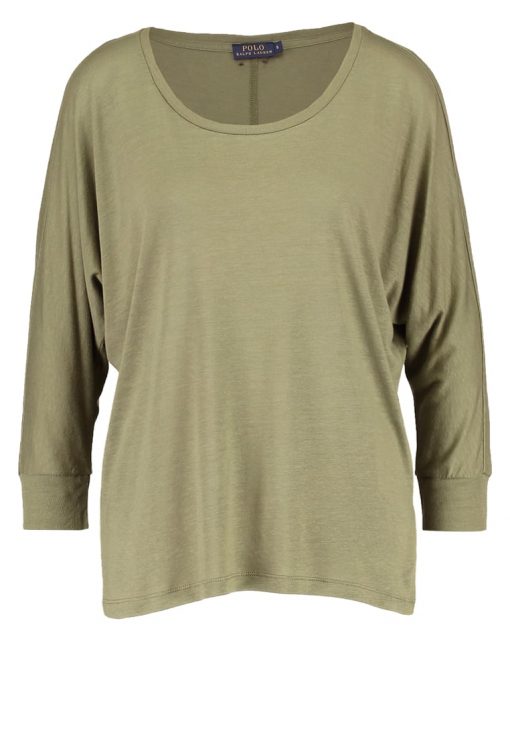 Polo Ralph Lauren Camiseta manga larga basic olive