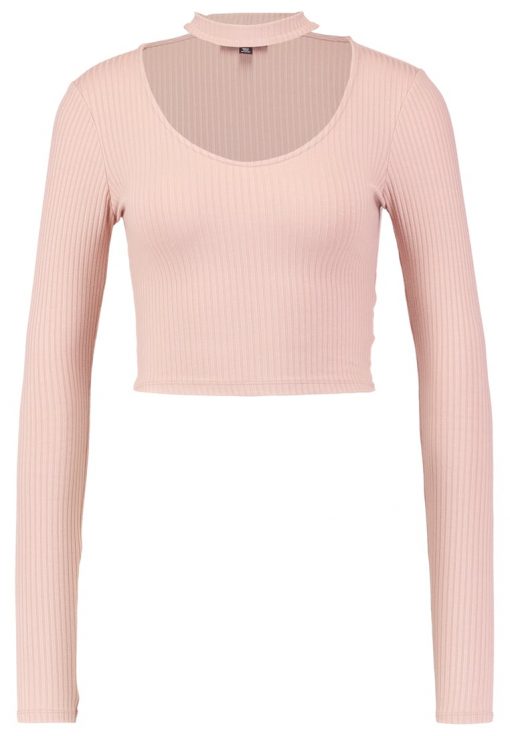 Topshop Camiseta manga larga blush