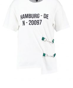 Topshop HAMBURG Camiseta print white