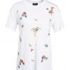 Topshop FLOWER  Camiseta print white