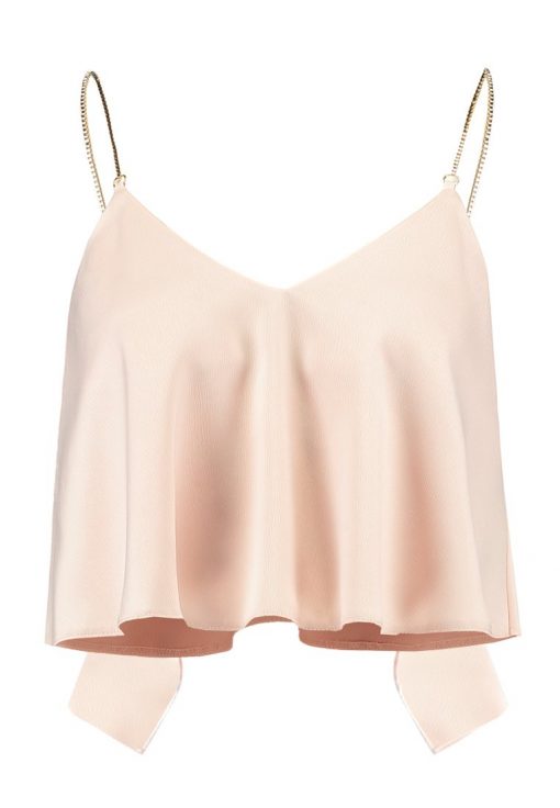 Topshop CHAIN STRAP CAMI Top nude