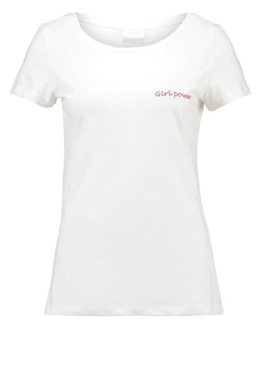 Vila VITEZI Camiseta print snow white