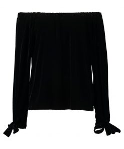 Vila VIKANSEL Camiseta manga larga black