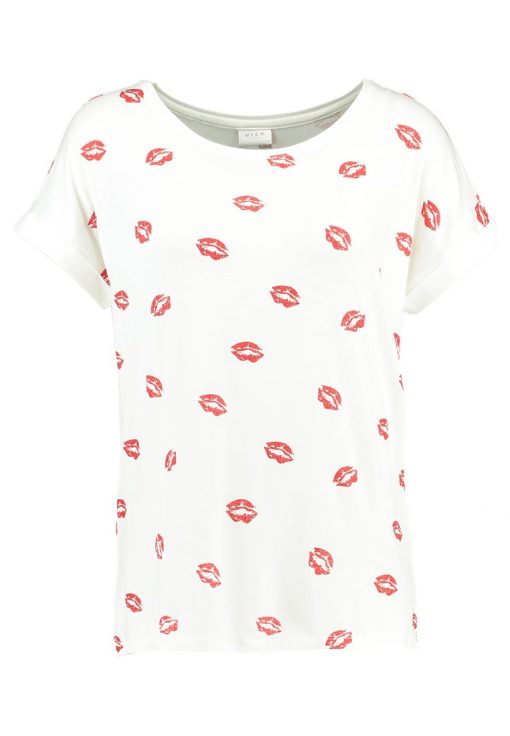 Vila VIMY  Camiseta print off white