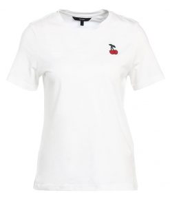 Vero Moda VMANNIE CHERRY Camiseta print snow white