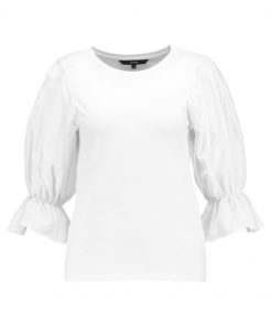 Vero Moda VMBALLOON Camiseta manga larga snow white