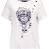 Vero Moda VMBALLOON Camiseta print snow white/black