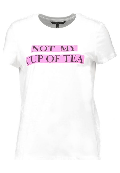 Vero Moda VMPERSIA  Camiseta básica snow white