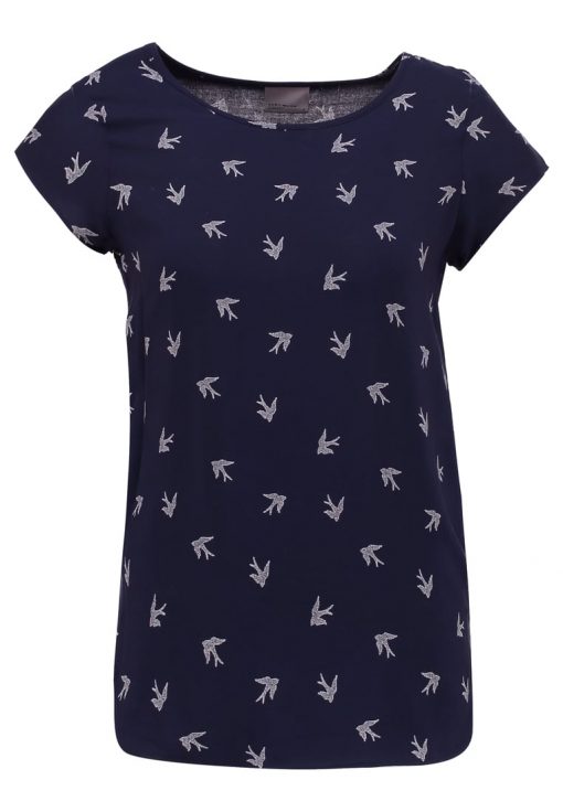 Vero Moda VMMIXY Blusa dark blue white
