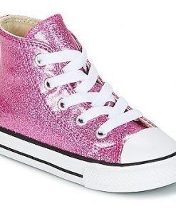 Converse Zapatillas altas Chuck Taylor All Star Hi Seasonal Glitter para niña